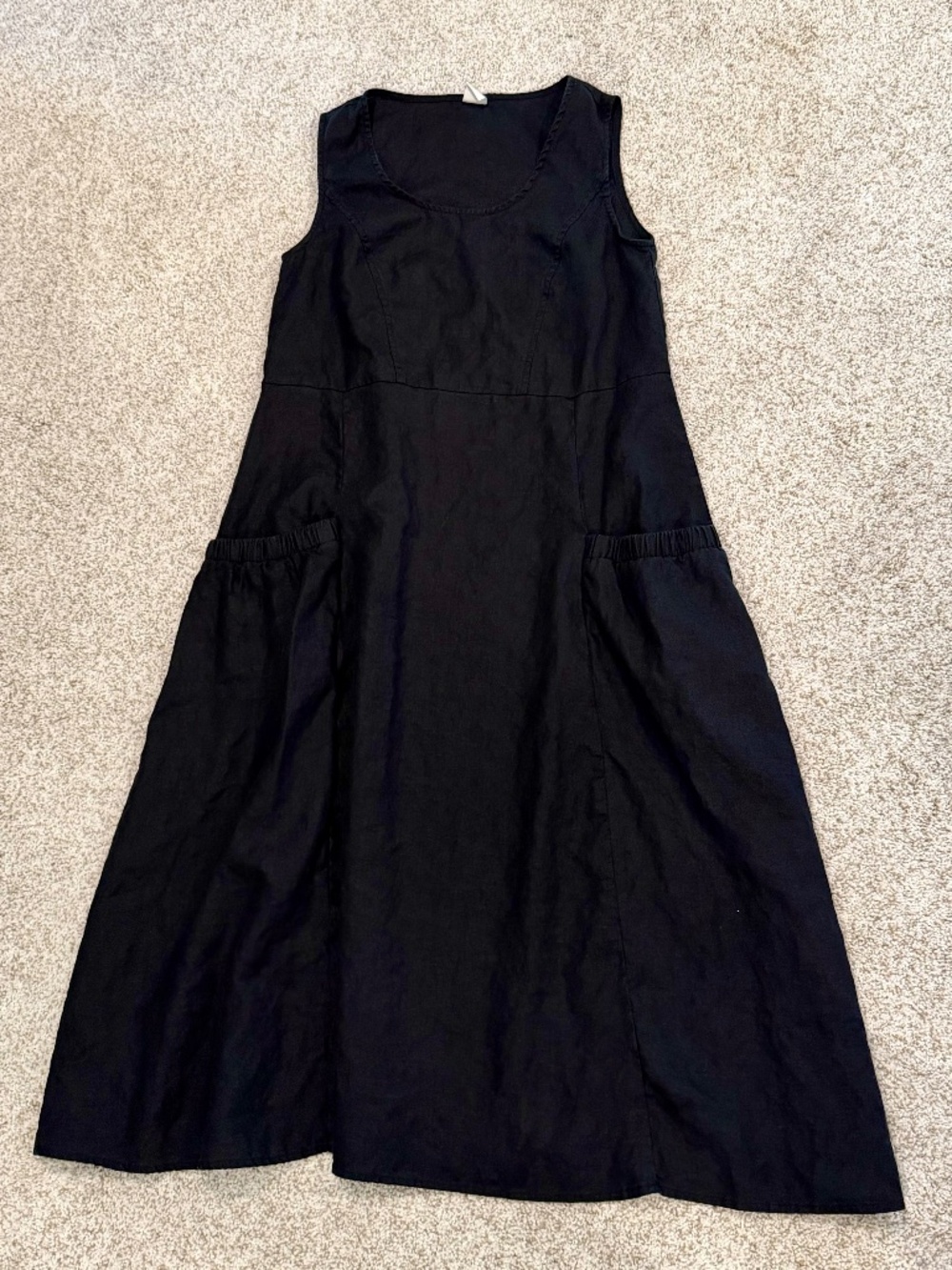 Black Linen Dress